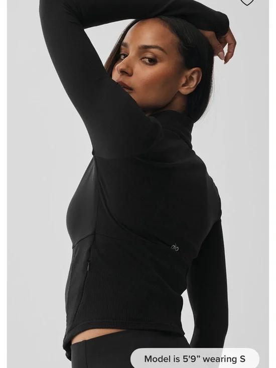 ALO Airbrush Corset Full Zip Jacket - Picture 3 of 8